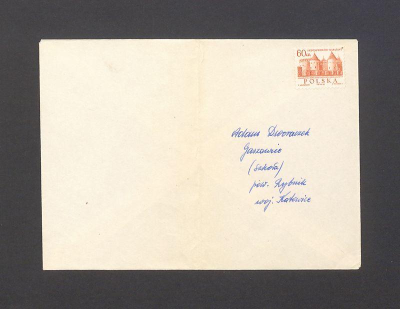 Koperta, adr. Adam Dworaczek