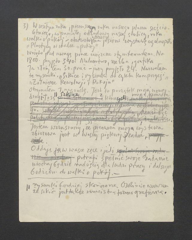 2) więc w międzyczasie powstały rysunki w różnej technice [...]