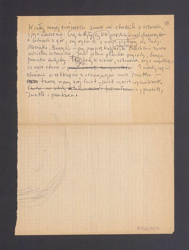 Autorefleksja nt. twórczości