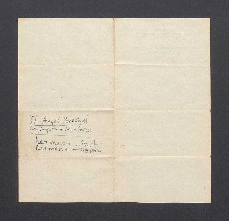 A quien corresponda: La Legacion de la Republica Popular de Polonia [...]