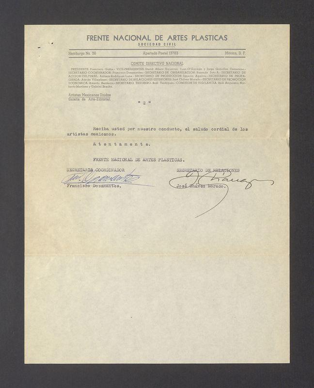 Estimado companero: Con profunda pena informamos a usted [...]