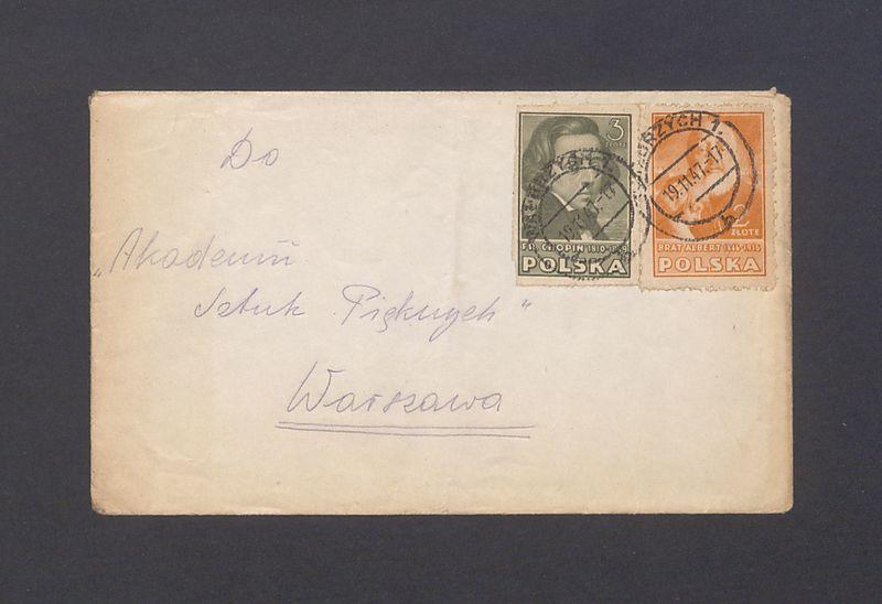 Koperta, Do "Akademii Sztuk Pięknych"