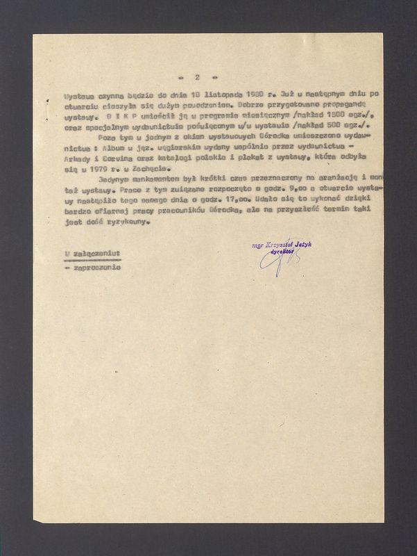 Sprawozdanie z pobytu służbowego w ośrodku informacji i kultury polskiej w Budapeszcie