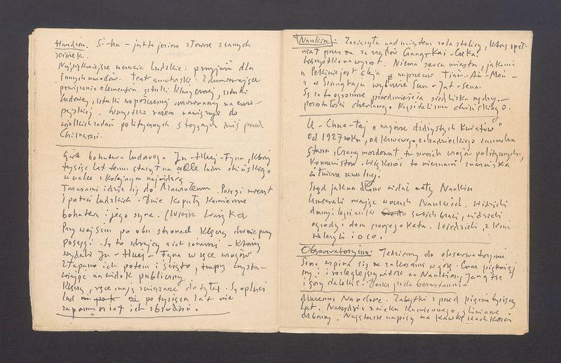 Notatki z Chin, diariusz podróży, cz. 1