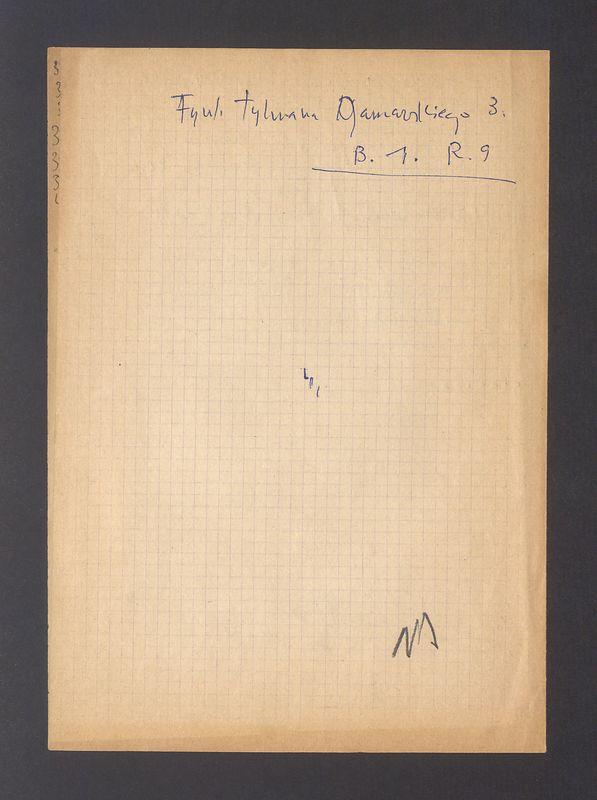 Lista osób, znajomych, sąsiadów. 1. Elżbieta Barszczewska - Aleja Róż 7 [...]