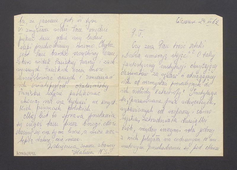 Czy zna Pan treść sztuki "Drzewa umierają stojąc" [...]