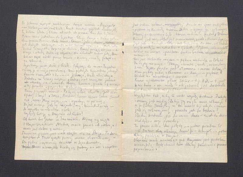 Droga Barbaro, już parę kartek wysłałem [...]