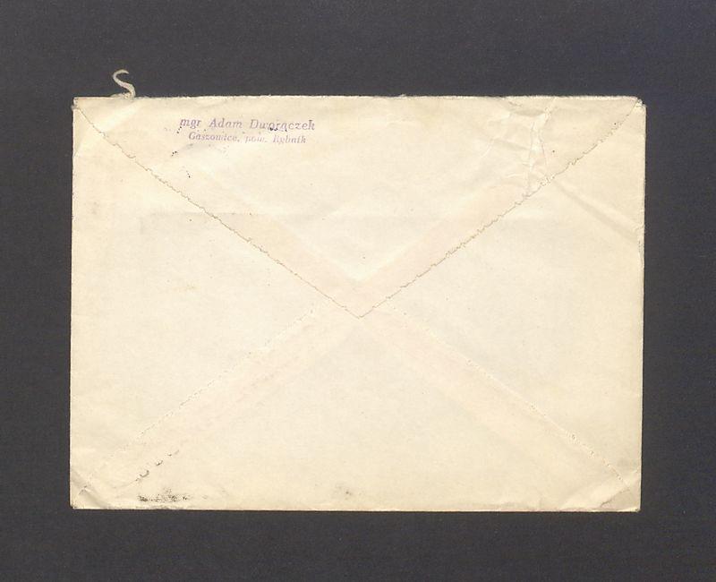 Koperta, nad. mgr Adam Dworaczek