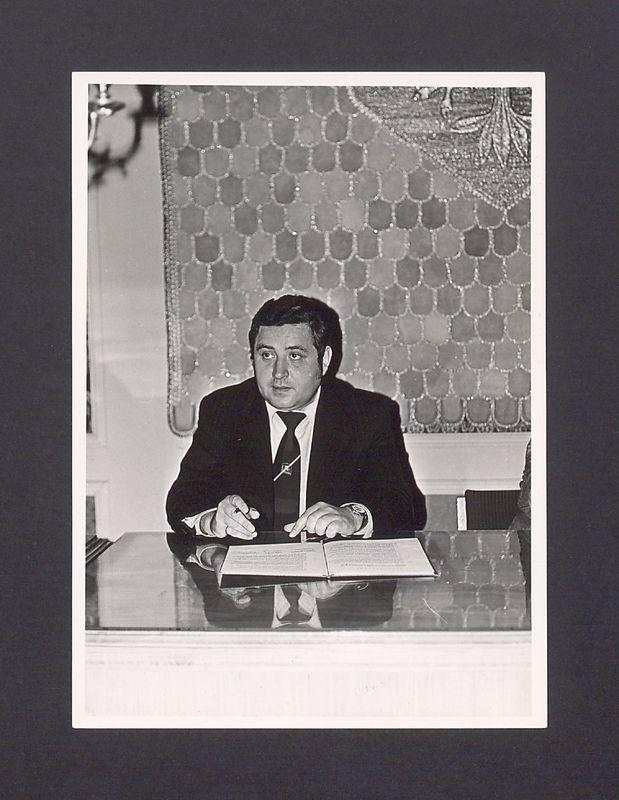 Podpisanie porozumienia z Filharmonią Poznańską w Gnieźnie w Pałacu Ślubów.