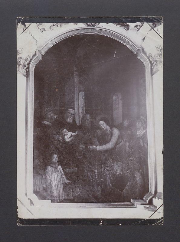 Kaplica Łubieńskich. Obraz pt. Ofiarowanie w świątyni.