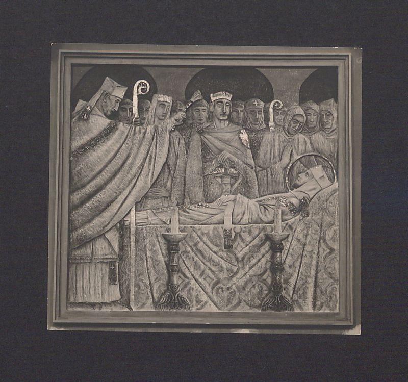 Płaskorzeźba Ojca Efrema. Pogrzeb św. Wojciecha.