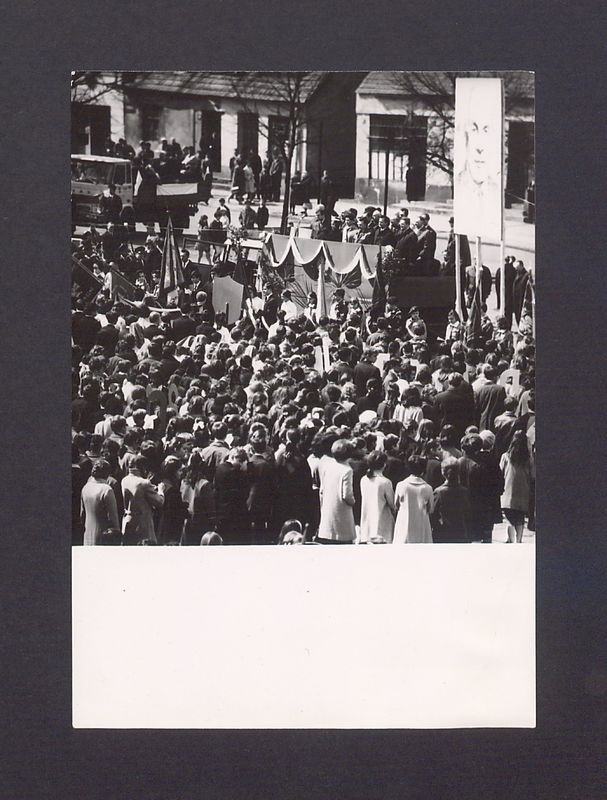 Obchody 1 Maja 1970 r. Pochód.