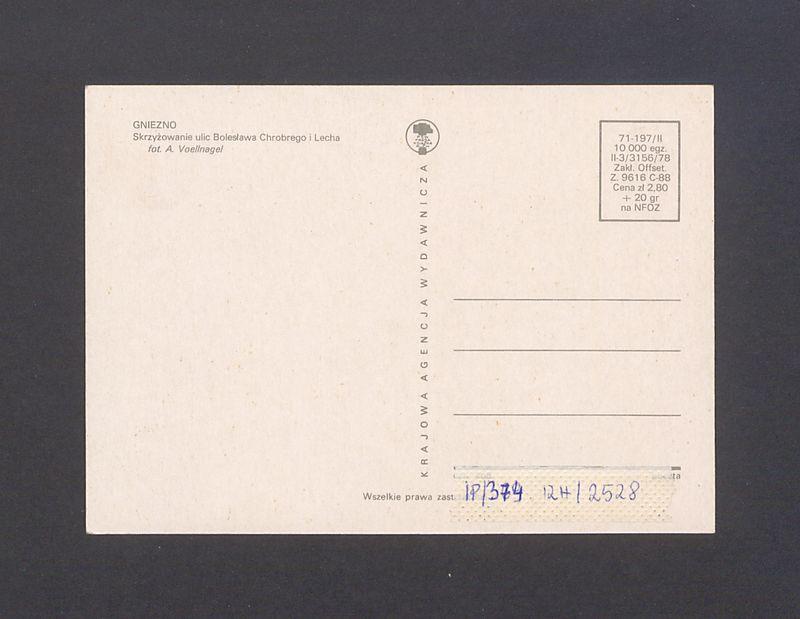 Skrzyżowanie ulic Bolesława Chrobrego i Lecha.