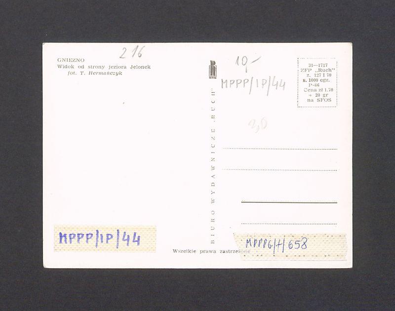 Gniezno, widok od strony jeziora Jelonek.