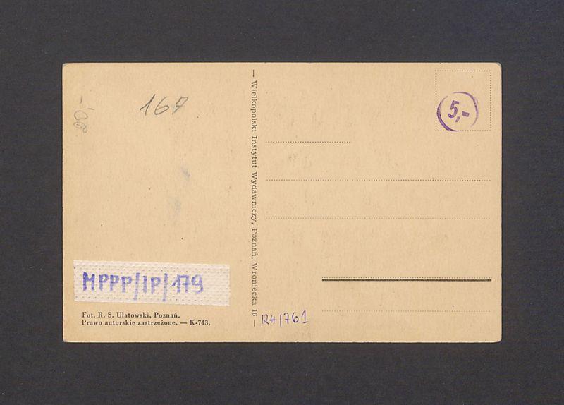 Pomnik Chrobrego zburzony przez Niemców.