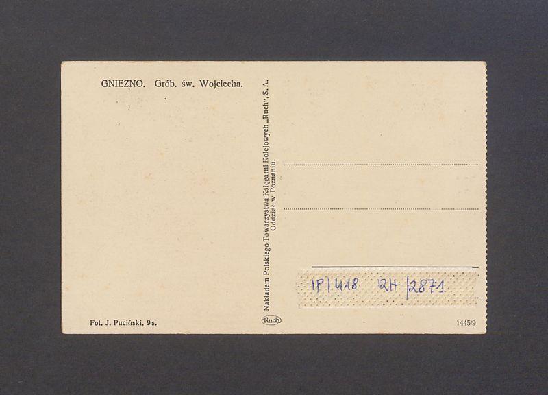 Grób św. Wojciecha w katedrze.