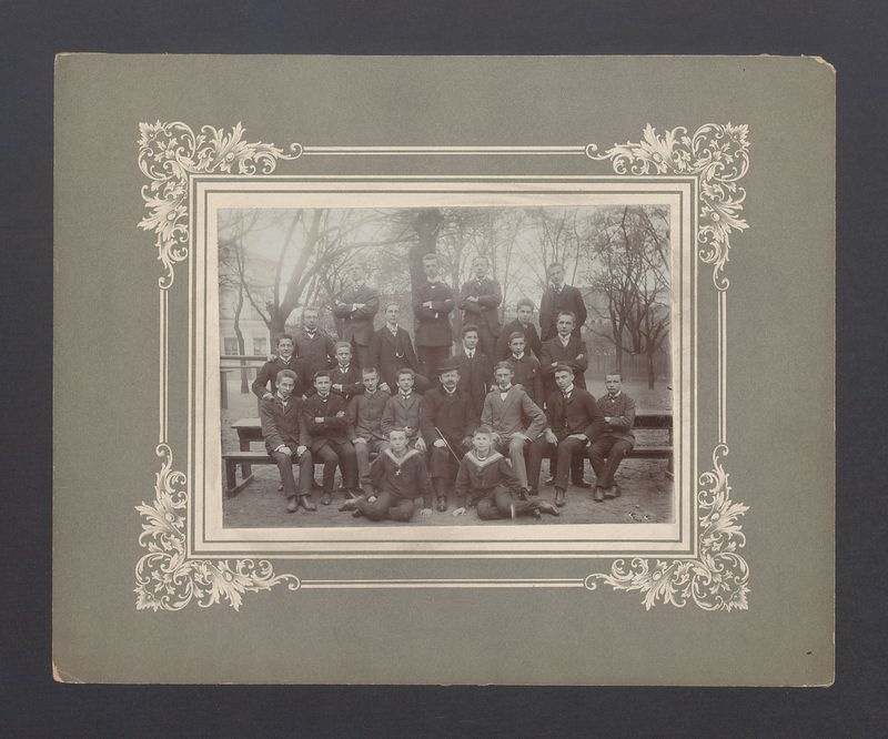 Uczniowie Gimnazjum Męskiego.