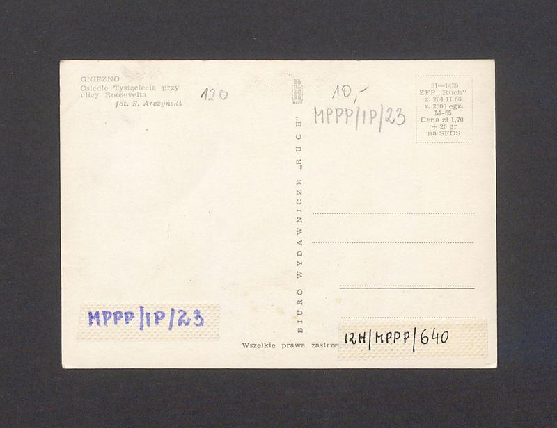 Osiedle Tysiąclecia przy ul. Roosevelta.