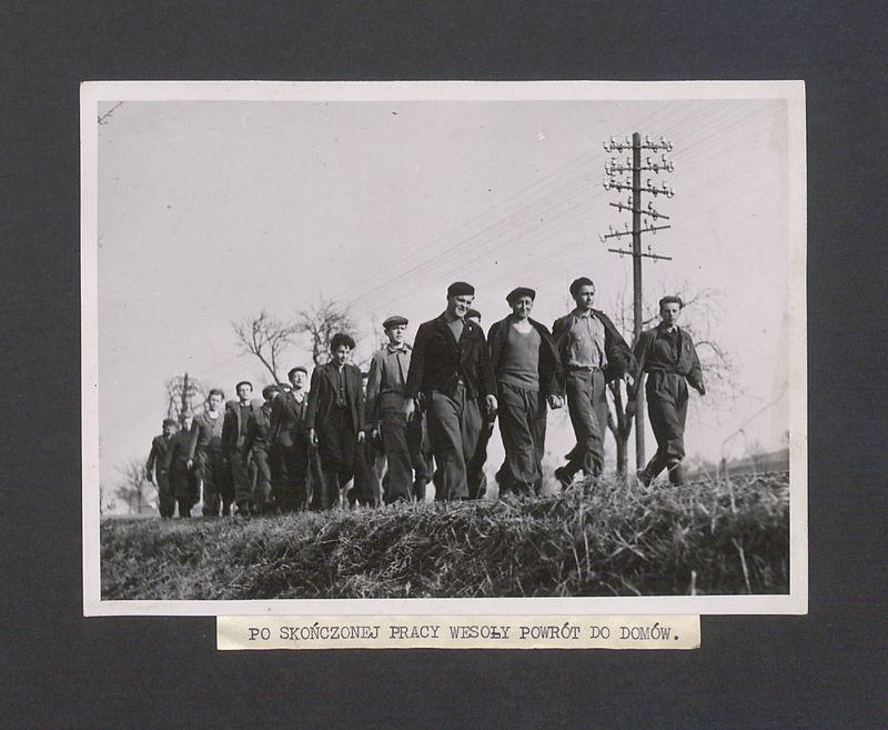 Po skończonej pracy wesoły powrót do domów