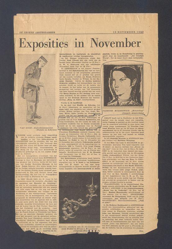 Recenzja. Exposities in November