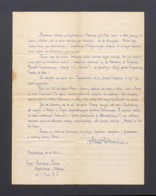 Mieszkam obecnie w Częstochowie [...]