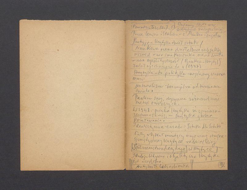 Poniedziałek 10.7.50 Prace Lenina i Stalina [...]