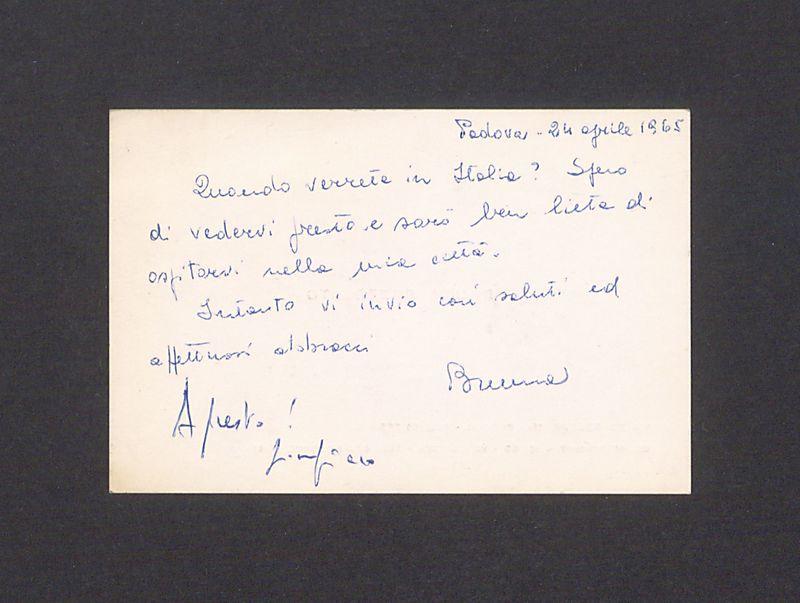 Wizytówka, Bruna Bozzolato