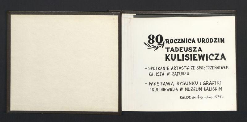 Tadeusz Kulisiewicz, album fotograficzny, cz. 1