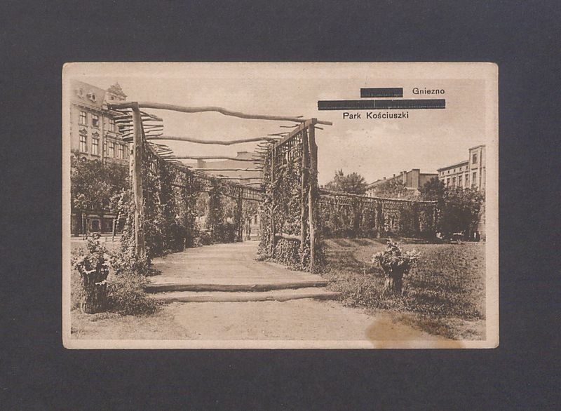 Park Kościuszki w Gnieźnie.