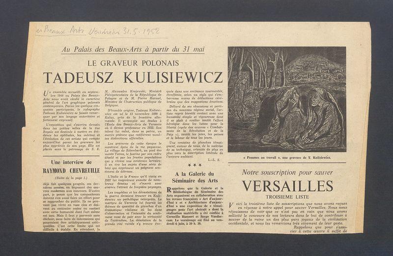 Recenzja. Le graveur polonais Tadeusz Kulisiewicz