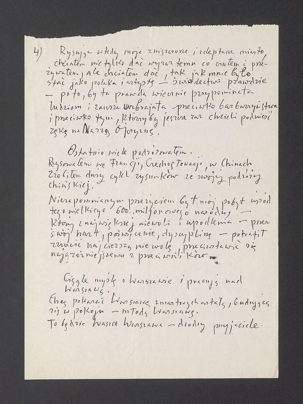 Przemówienie T. Kulisiewicza jako członka Stołecznej Rady Narodowej