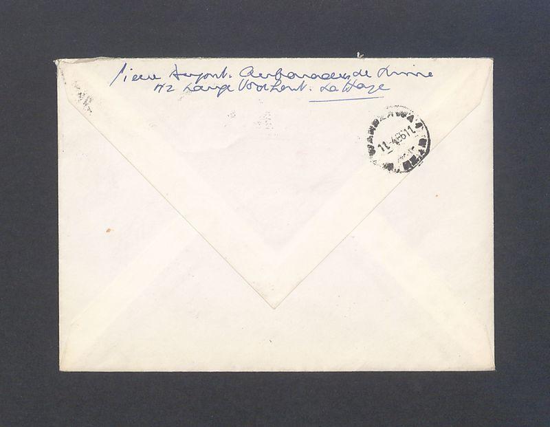 Koperta, adr. Monsieur et Madame Tadeusz Kulisiewicz