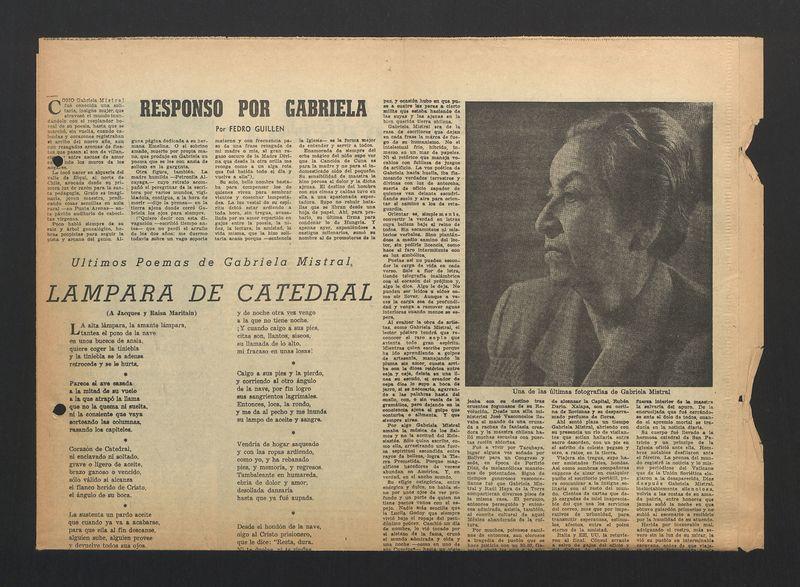 Responso por Gabriela