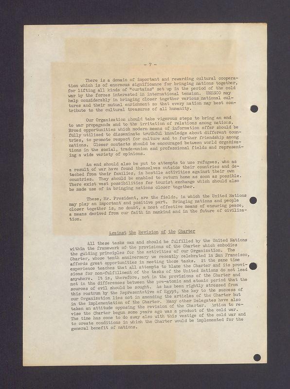 There is a domain of important and rewarding cultural cooperation [...]