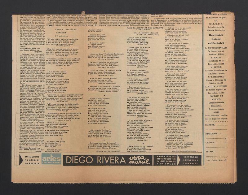 Artes de Mexico. Diego Rivera