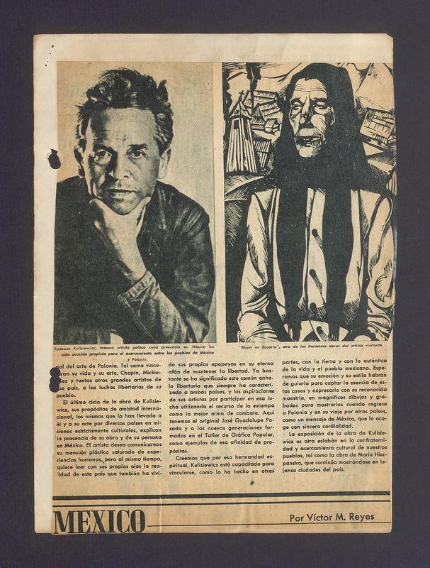 Tadeusz Kulisiewicz, famoso artista polaco cuya presencia en Mexico