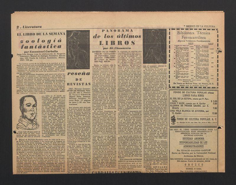 El libro de la semana Zoologia fantastica