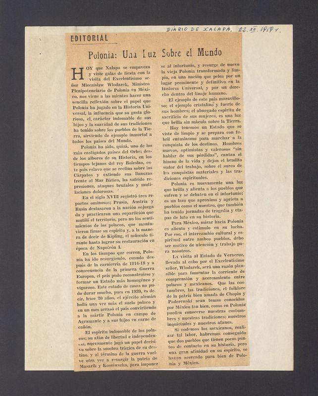 Polonia: Una Luz Sobre el Mundo