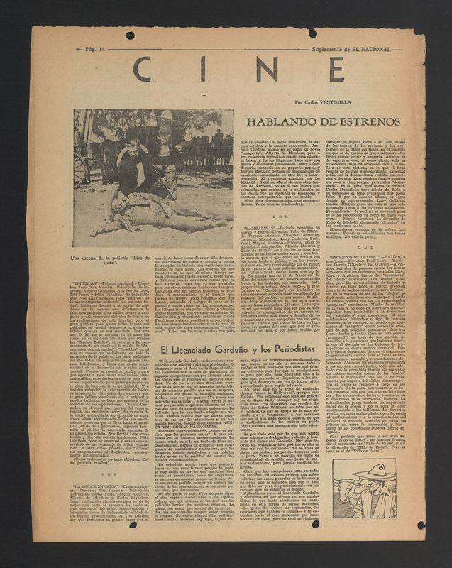 Cine. Hablando de Estrenos