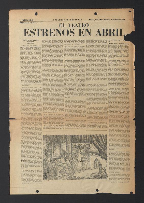 El teatro estrenos en abril