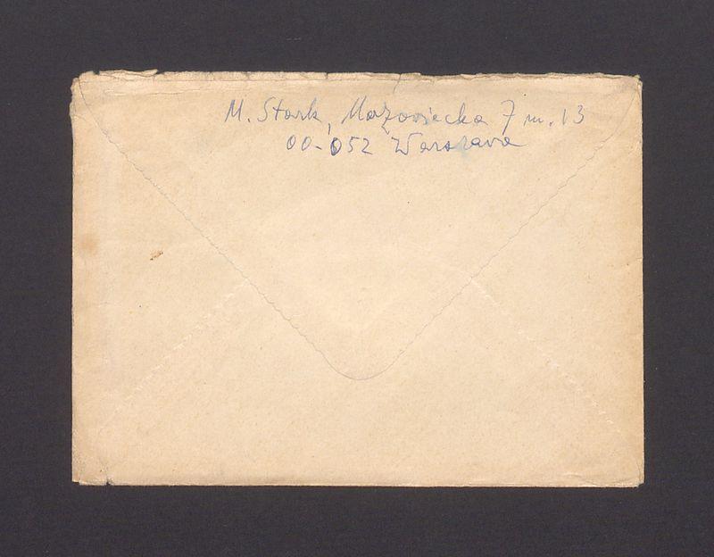 Koperta, nad. M. Stark