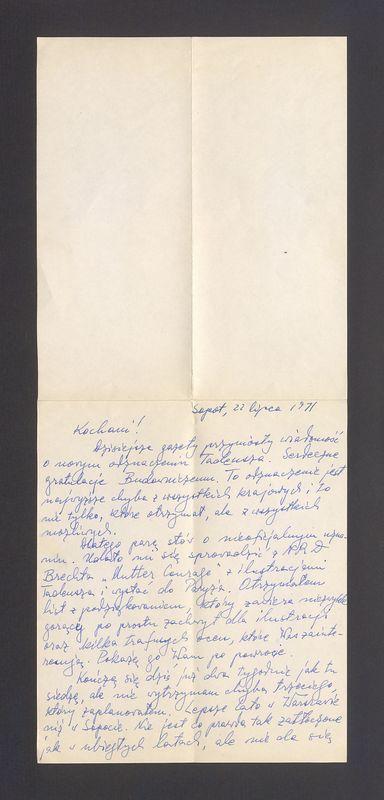 Kochani! Dzisiejsze gazety przyniosły wiadomość [...]