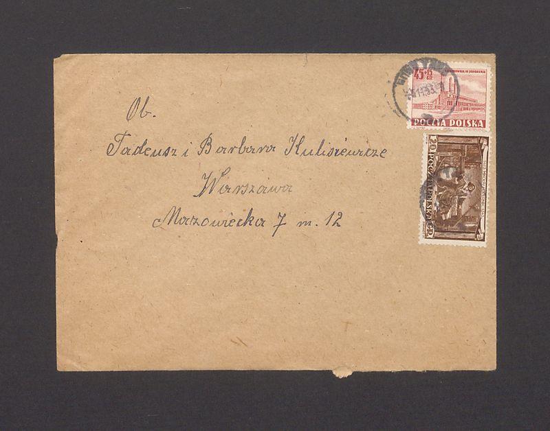 Koperta, nad. Łojas Agnieszka