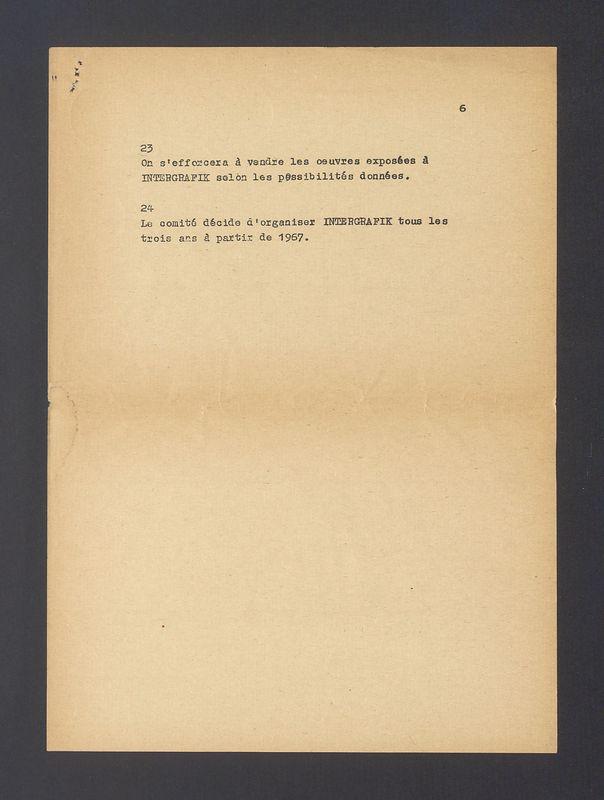 Decisions prises par le comite d'initiative international [...]