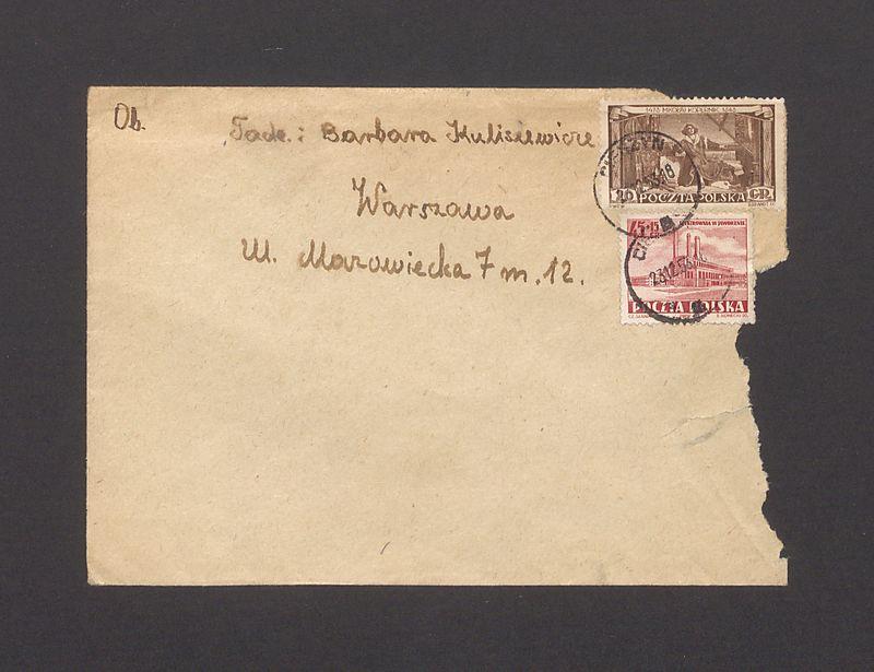 Koperta, nad. Łojas Barbara