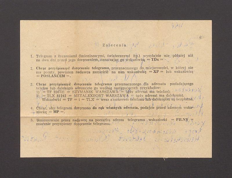 Telegram. Mochten sie in der woche [...]