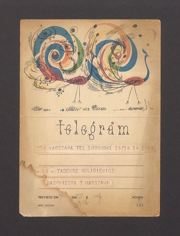 Telegram. Najszczersze najserdeczniejsze najgorętsze życzenia [...]