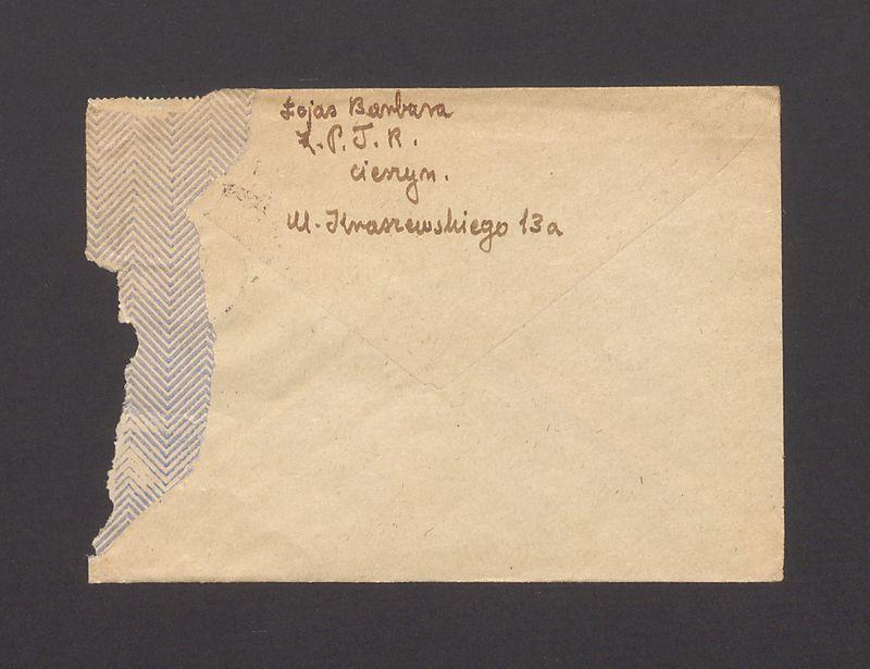 Koperta, nad. Łojas Barbara