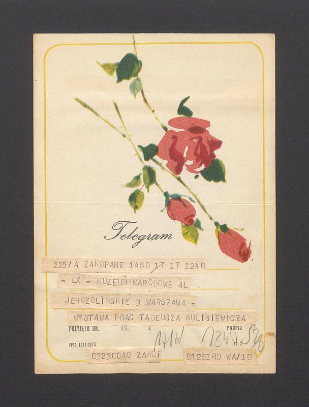 Telegram. Niezmiennych sukcesów artystycznych [...]