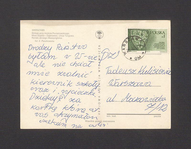 Drodzy Państwo byłam w W-wie [...]